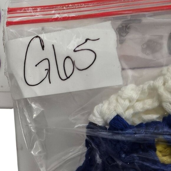 Crochet Bohemian Rainbow Tunic Round Mandala Design 3/4 Sleeves Grandmacore S - Picture 9 of 9